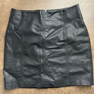 Leather Skirt